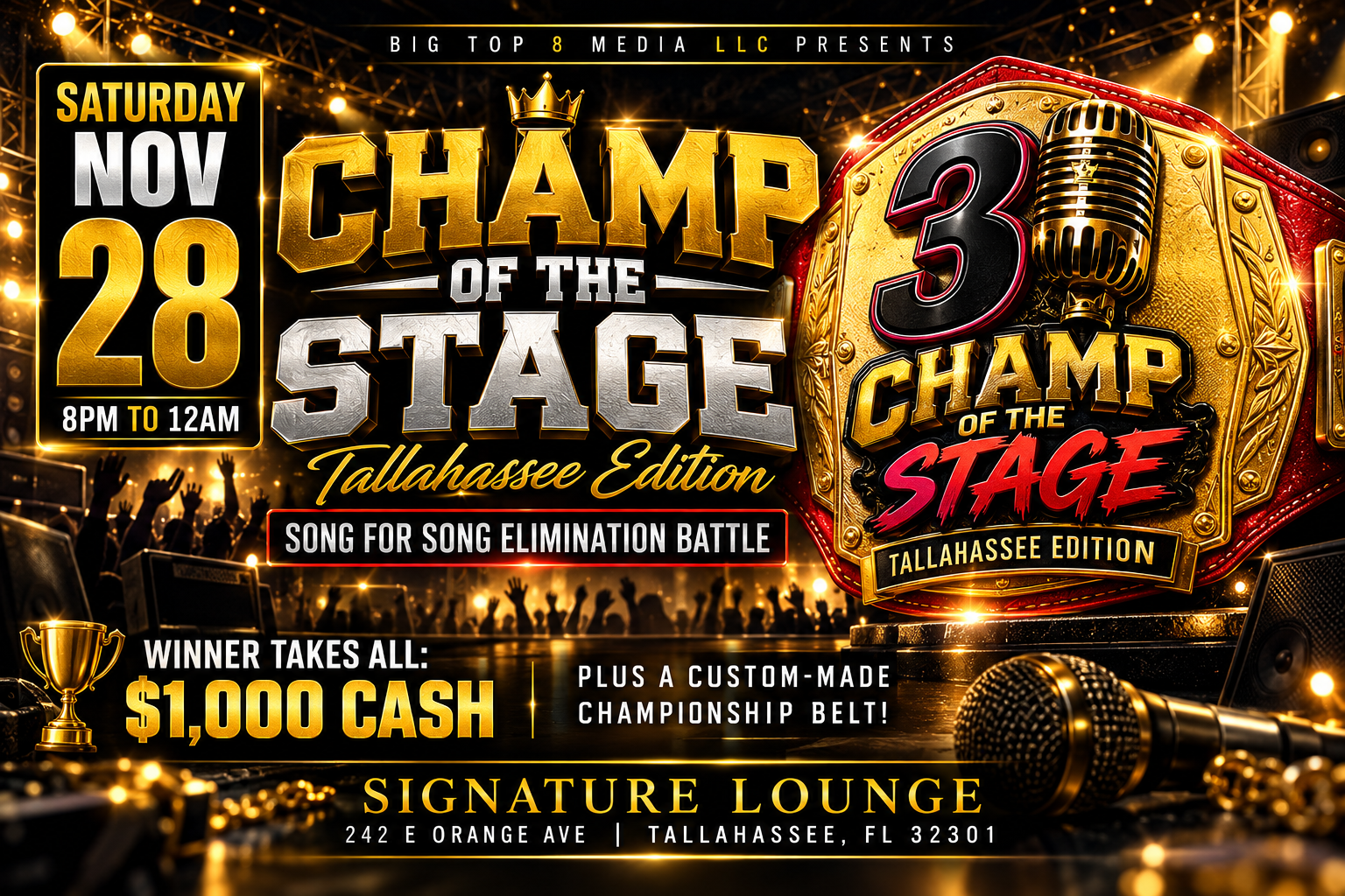 Champ of the Stage: Tallahassee Edition